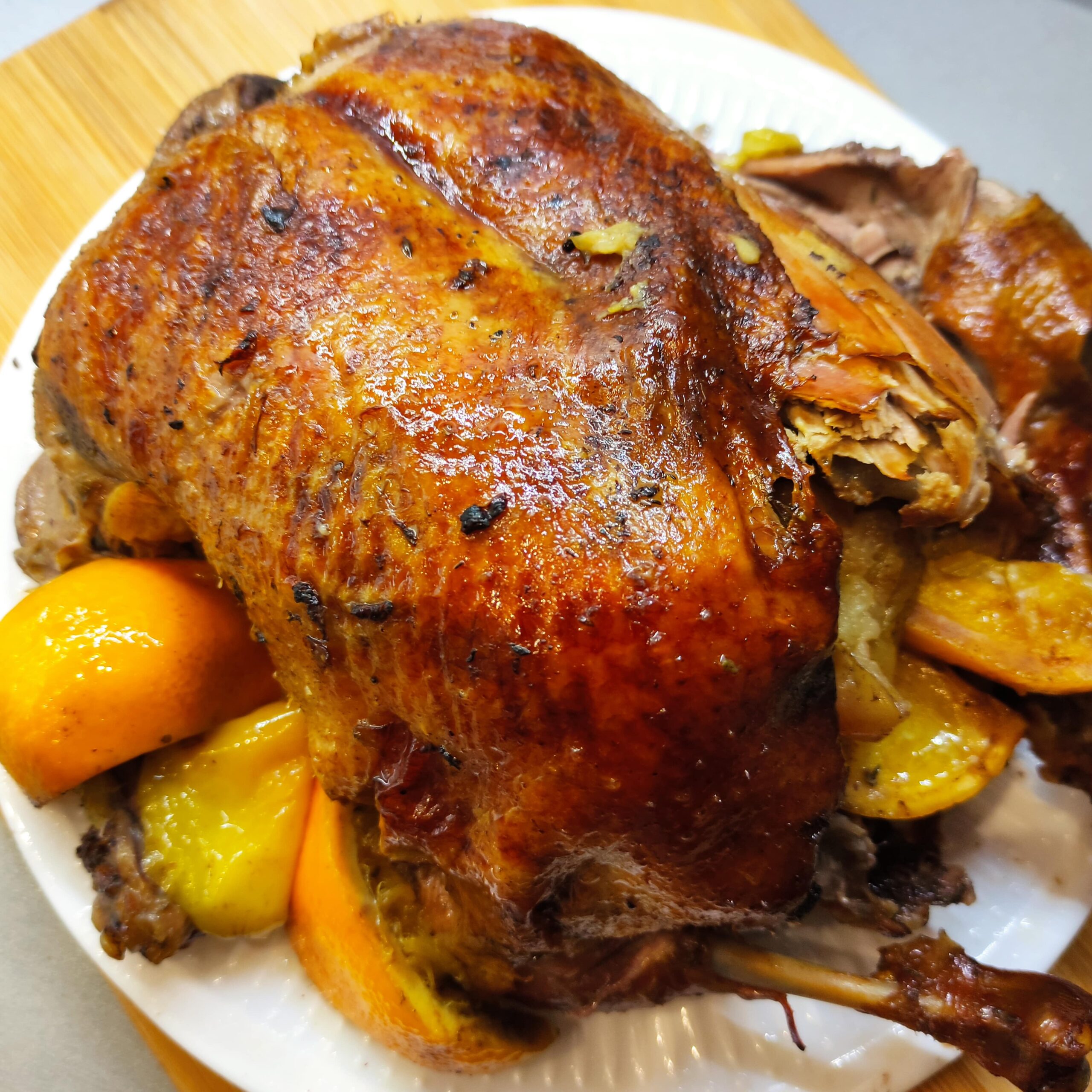 Gebratene Ente mit Orangen und Äpfeln - Pełny smaku blog